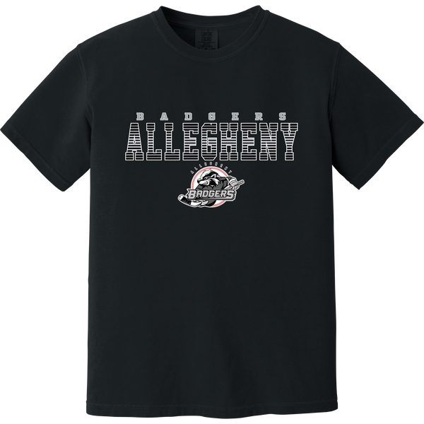 Allegheny Badgers Heavyweight Ring Spun Tee