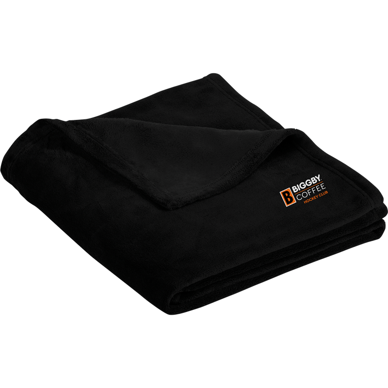 Biggby Coffee Hockey Club Ultra Plush Blanket