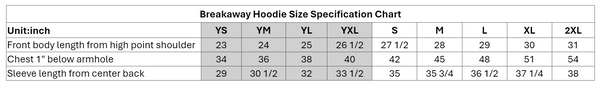 Biggby Bombers Breakaway Fall Fleece Youth Hoodie