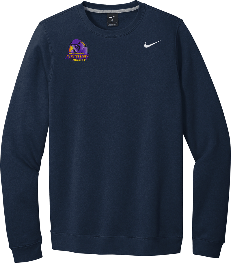 Youngstown Phantoms Nike Club Fleece Crew