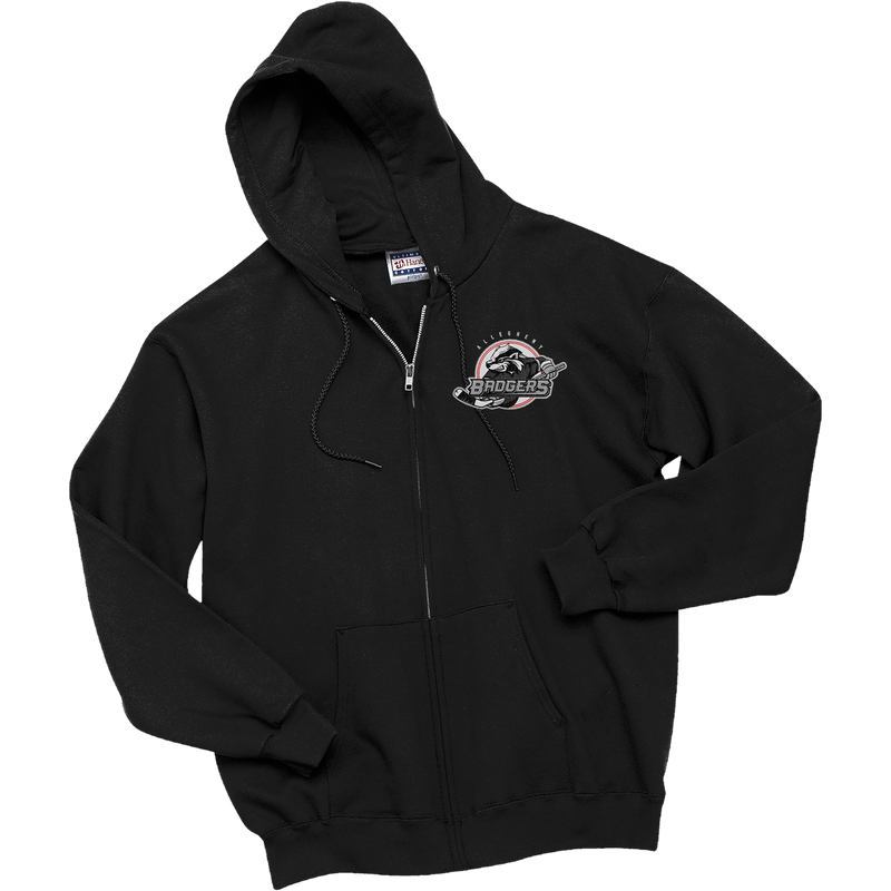 Allegheny Badgers Ultimate Cotton - Full-Zip Hooded Sweatshirt