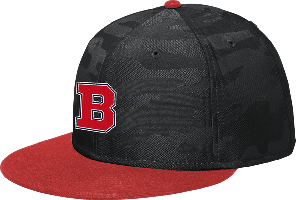 CT Bobcats New Era Camo Flat Bill Snapback Cap