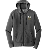 HVM Bulldogs New Era Tri-Blend Fleece Full-Zip Hoodie