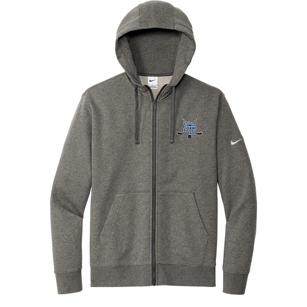 Freehold Township Nike Club Fleece Sleeve Swoosh Full-Zip Hoodie