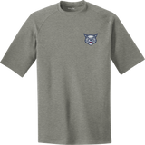 CT Bobcats PosiCharge Tri-Blend Wicking Raglan Tee