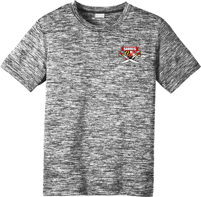 SOMD Sabres Youth PosiCharge Electric Heather Tee