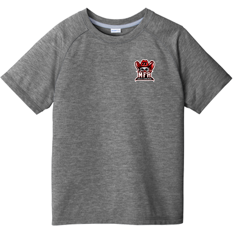 CT Oil Kings MFR Youth PosiCharge  Tri-Blend Wicking Raglan Tee